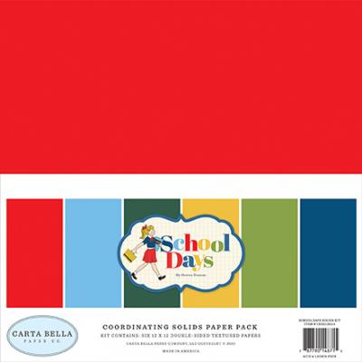 Carta Bella School Days - Solids Kit